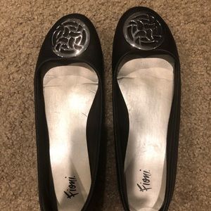 Fioni black flats - size 10